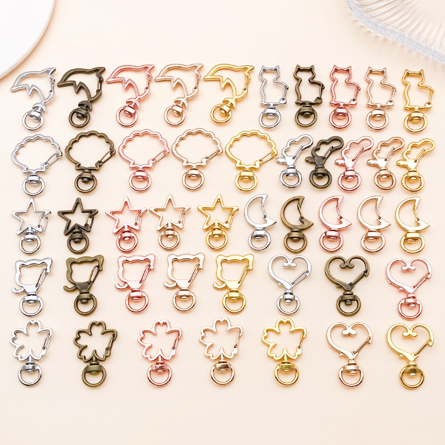 Pet Supplies Warehouse - 5pcs/lot Heart Star Moon Cat Dog