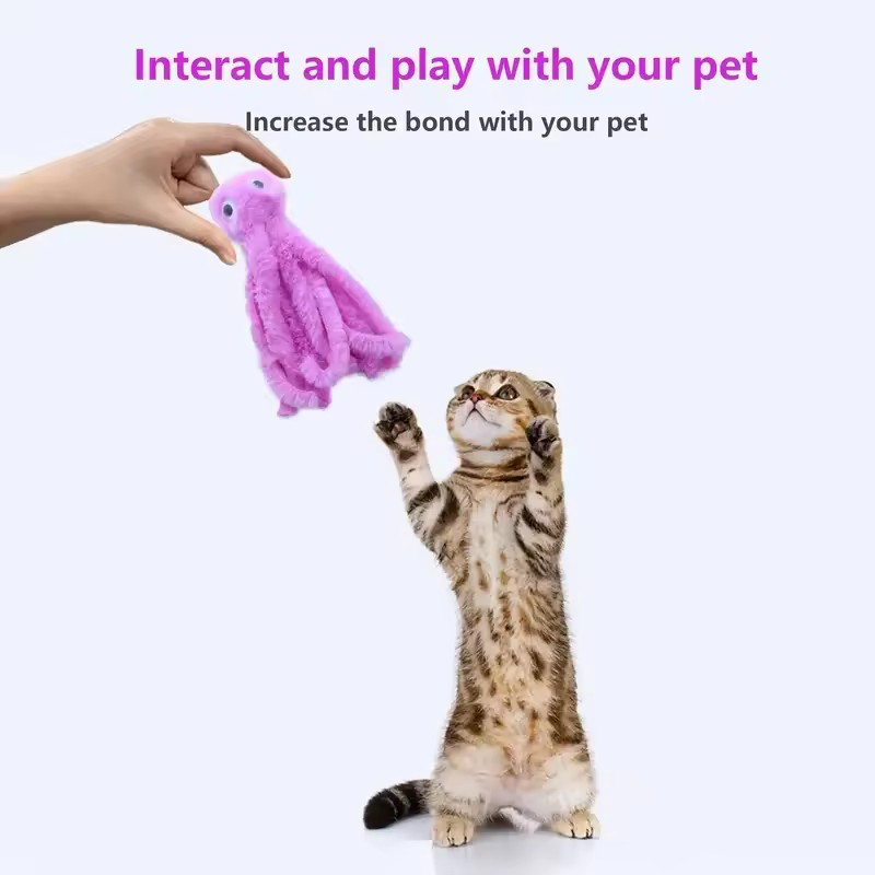 Cute octopus cat toys for kitt - Pet Supplies Young ulasan dan harga
