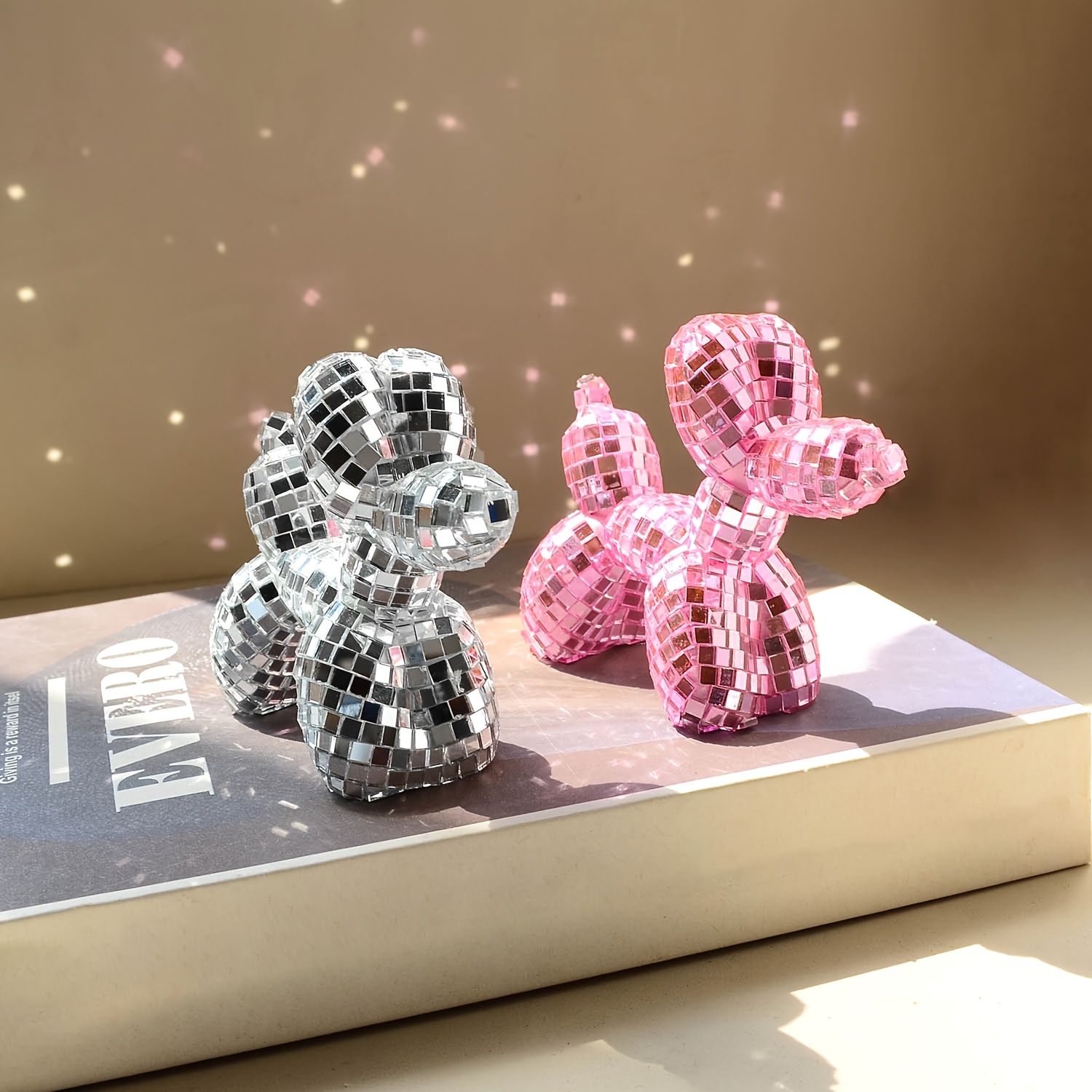 1pc Disco Mirror Balloon Puppy - Pet Supplies Warehouse ulasan dan harga