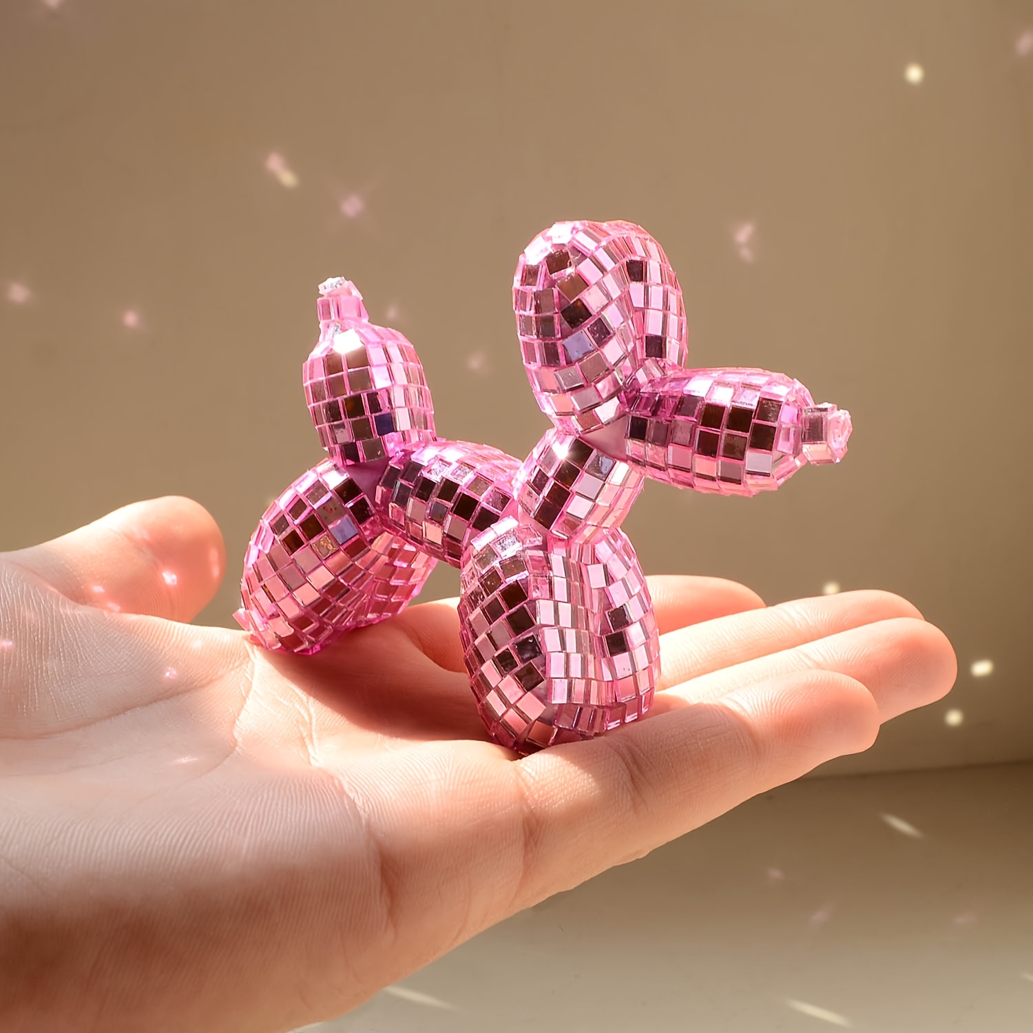 1pc Disco Mirror Balloon Puppy - Pet Supplies Warehouse ulasan dan harga