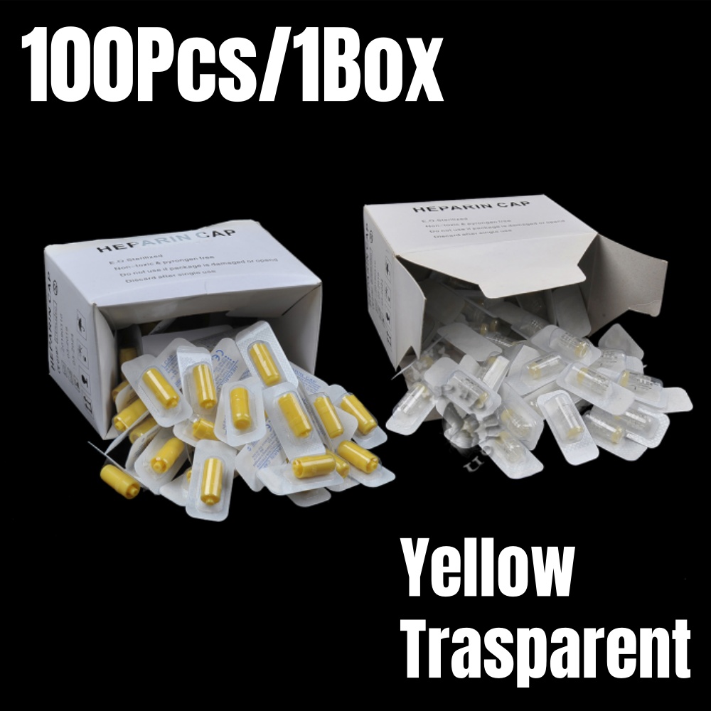 100Pcs/Box Heparin Cap IV Disp - Pet Supplies Warehouse ulasan dan harga