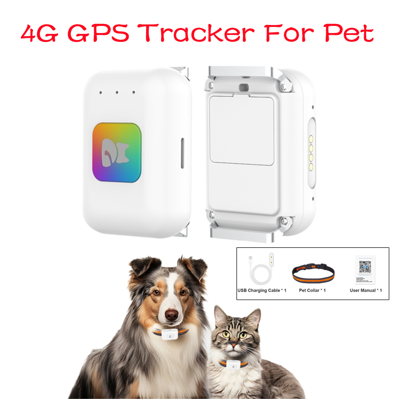 GPS Pet Tracker with Colorful  - Pet Gps Tracker Collar ulasan dan harga