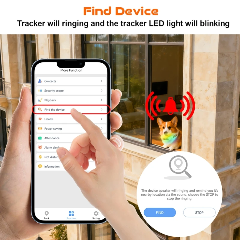 GPS Pet Tracker with Colorful  - Pet Gps Tracker Collar ulasan dan harga