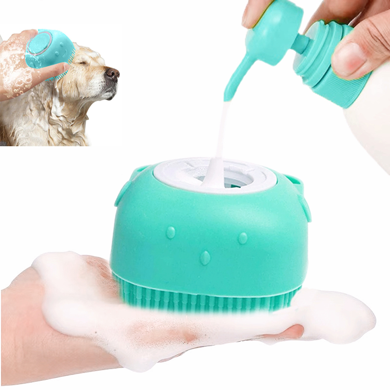 Soft Silicone Pet Bathing Brus - Pet Supplies Application ulasan dan harga
