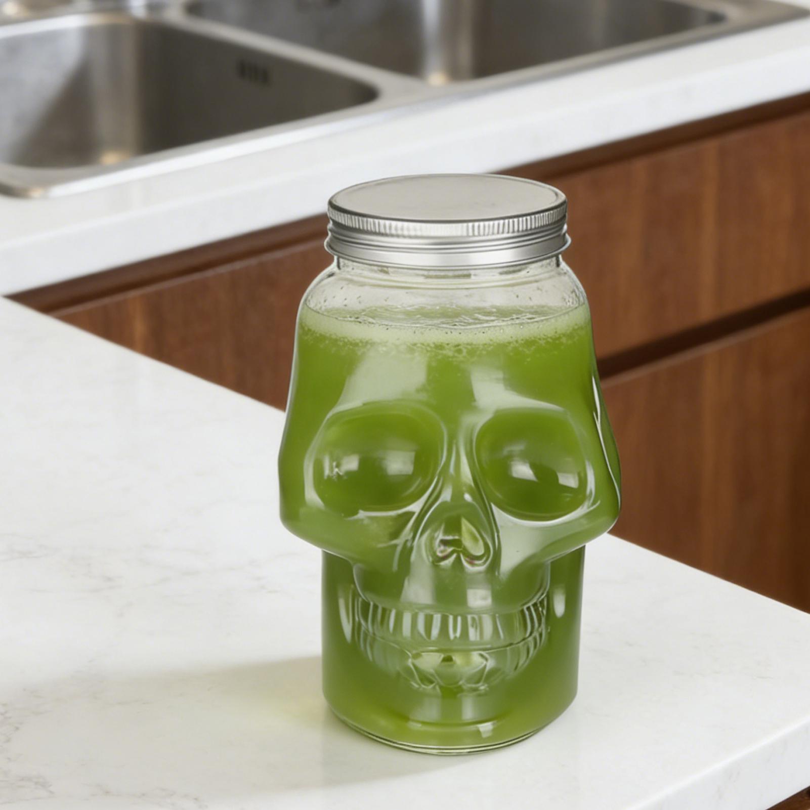 Transparent Skull Jars with Li - Pet Supplies Young ulasan dan harga