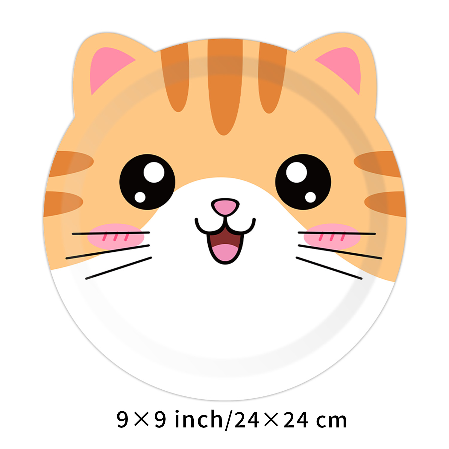 Cute Animals Party Paper Plate - Pet Supplies Warehouse ulasan dan harga