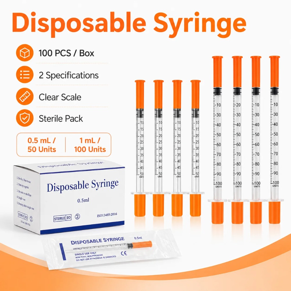 100pcs Disposable Syringe1ml 0 - Pet Supplies Warehouse ulasan dan harga