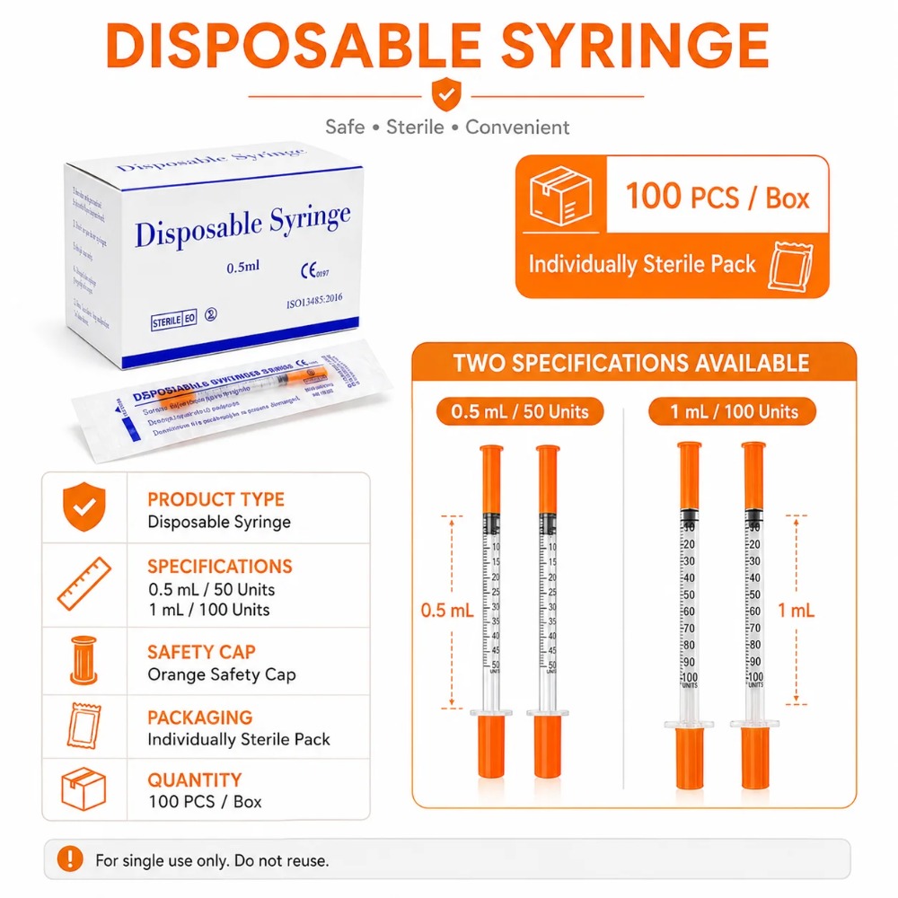 100pcs Disposable Syringe1ml 0 - Pet Supplies Warehouse ulasan dan harga