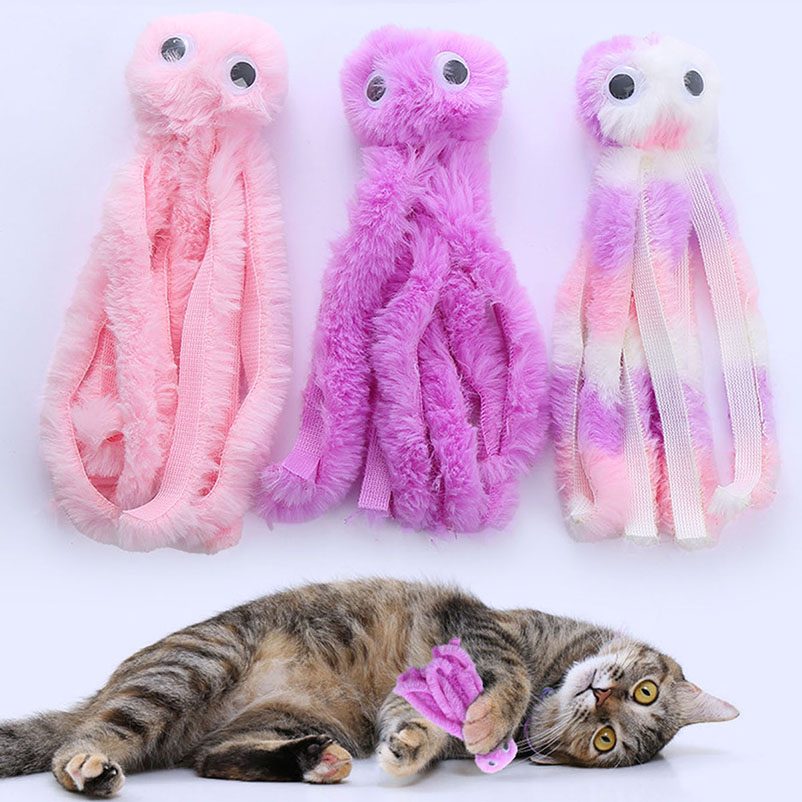 Cute octopus cat toys for kitt - Pet Supplies Young ulasan dan harga