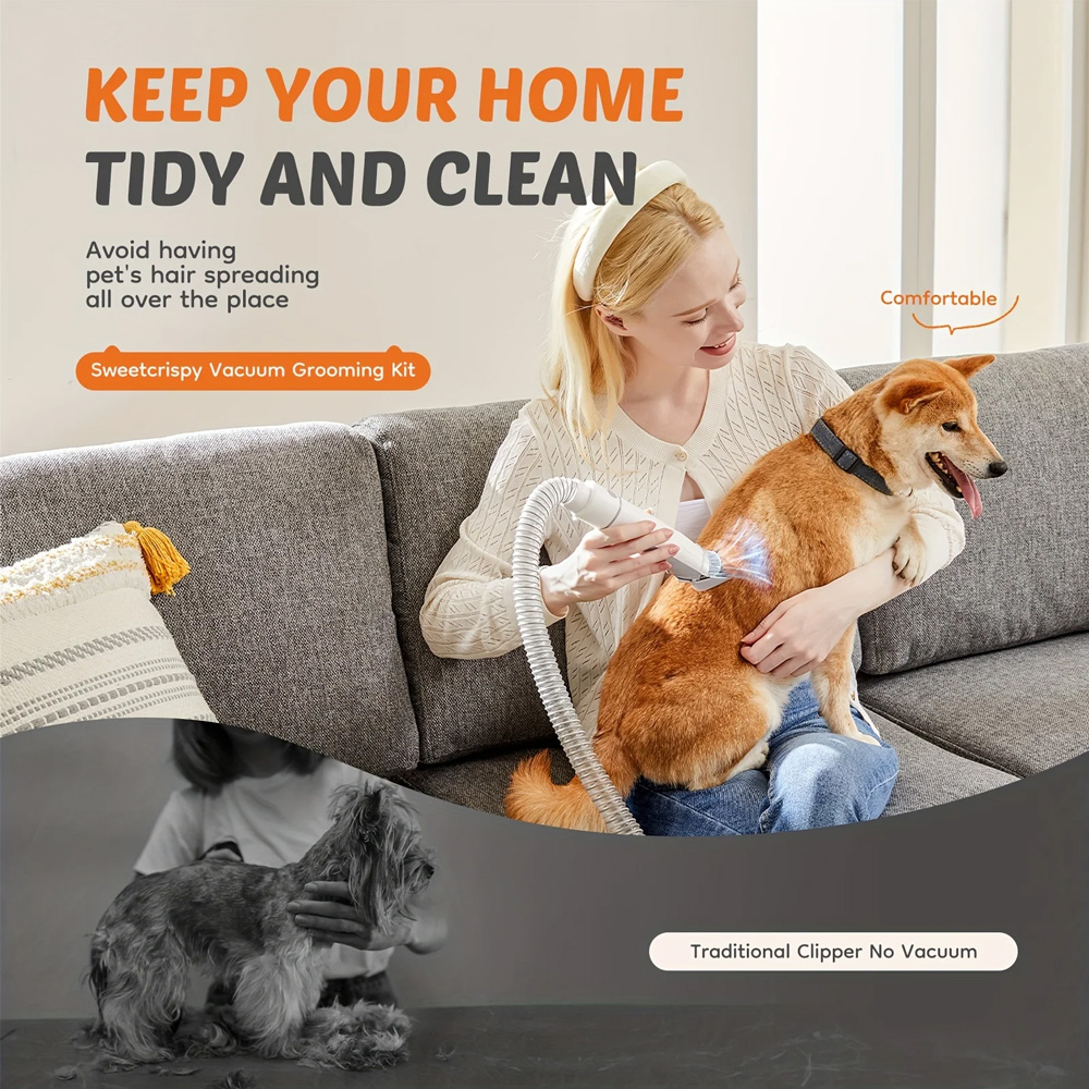 110V US Plug Pet Grooming Vacu - Pet Supplies Application ulasan dan harga